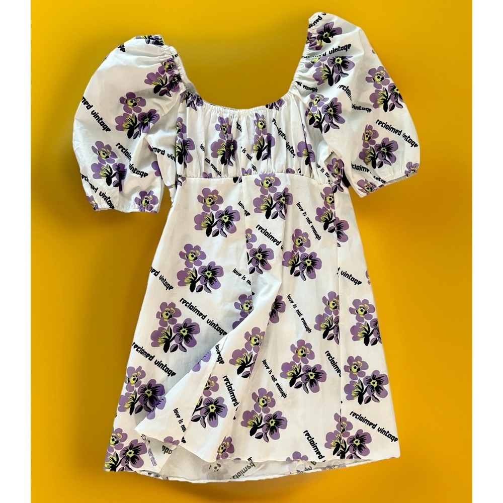 Women's Reclaimed Vintage Mini Dress Preowned US Size 6 Made In The UK Rare Find